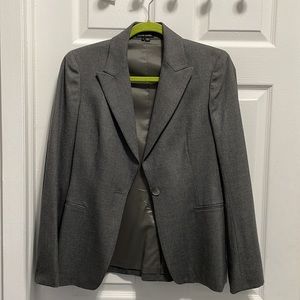 theory BERGDORF GOODMAN gray blazer